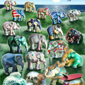 Gifts-Jigsaw Art Puzzles - Dana Point Elephants