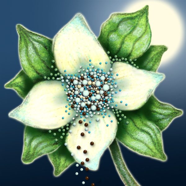Moon Flower Art Series - Flower 1