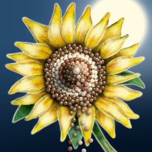 Moon Flower Art Series - Flower 47
