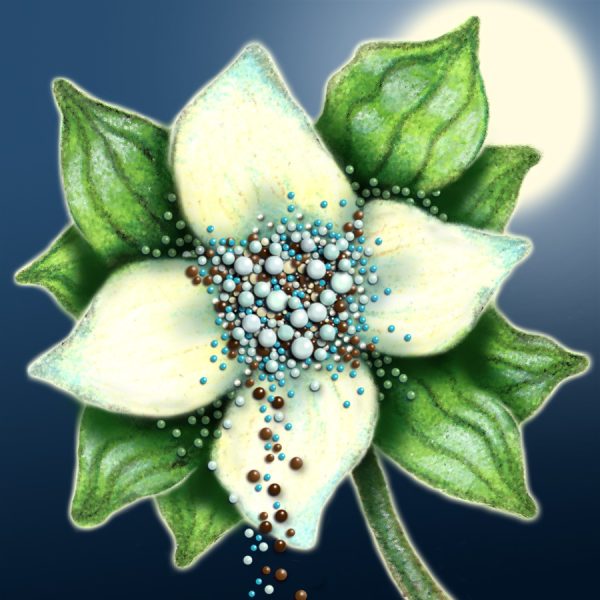 Moon Flower Art Series - Flower 1