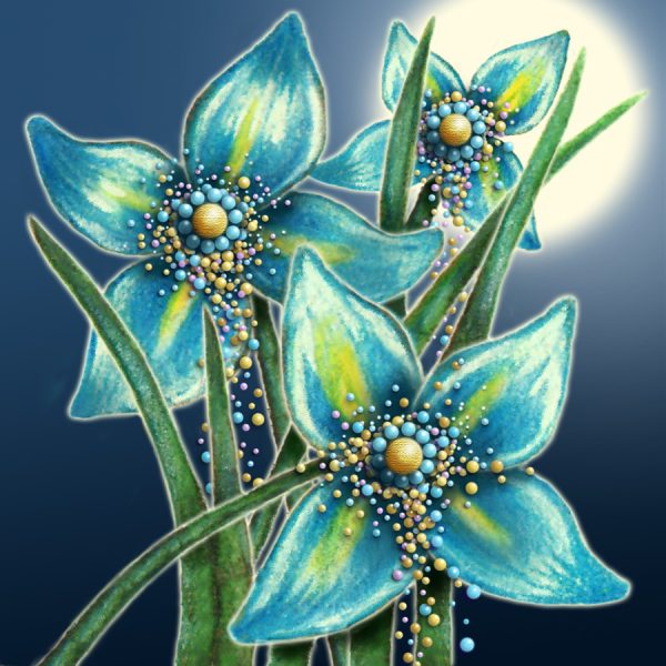 Moon Flower Art Series - Flower 48