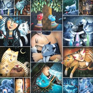 Gifts-Jigsaw Art Puzzles - CATS COLOR OUR LIVES