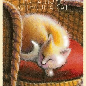 Balmy Breezes Cat - Mini Canvases & Magnets