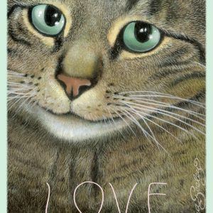 DaVinci's Cat Closeup - Mini Canvases & Magnets