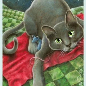 Shades of Gray Green - Mini Canvases & Magnets