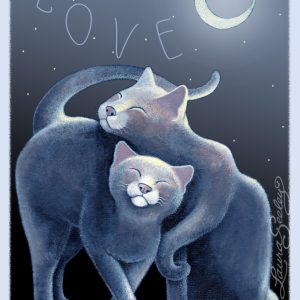 Starcrossed - Gray - Mini Canvases & Magnets