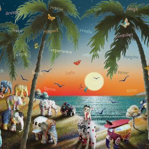 Gifts-Jigsaw Art Puzzles - Dana Point Elephant Walk